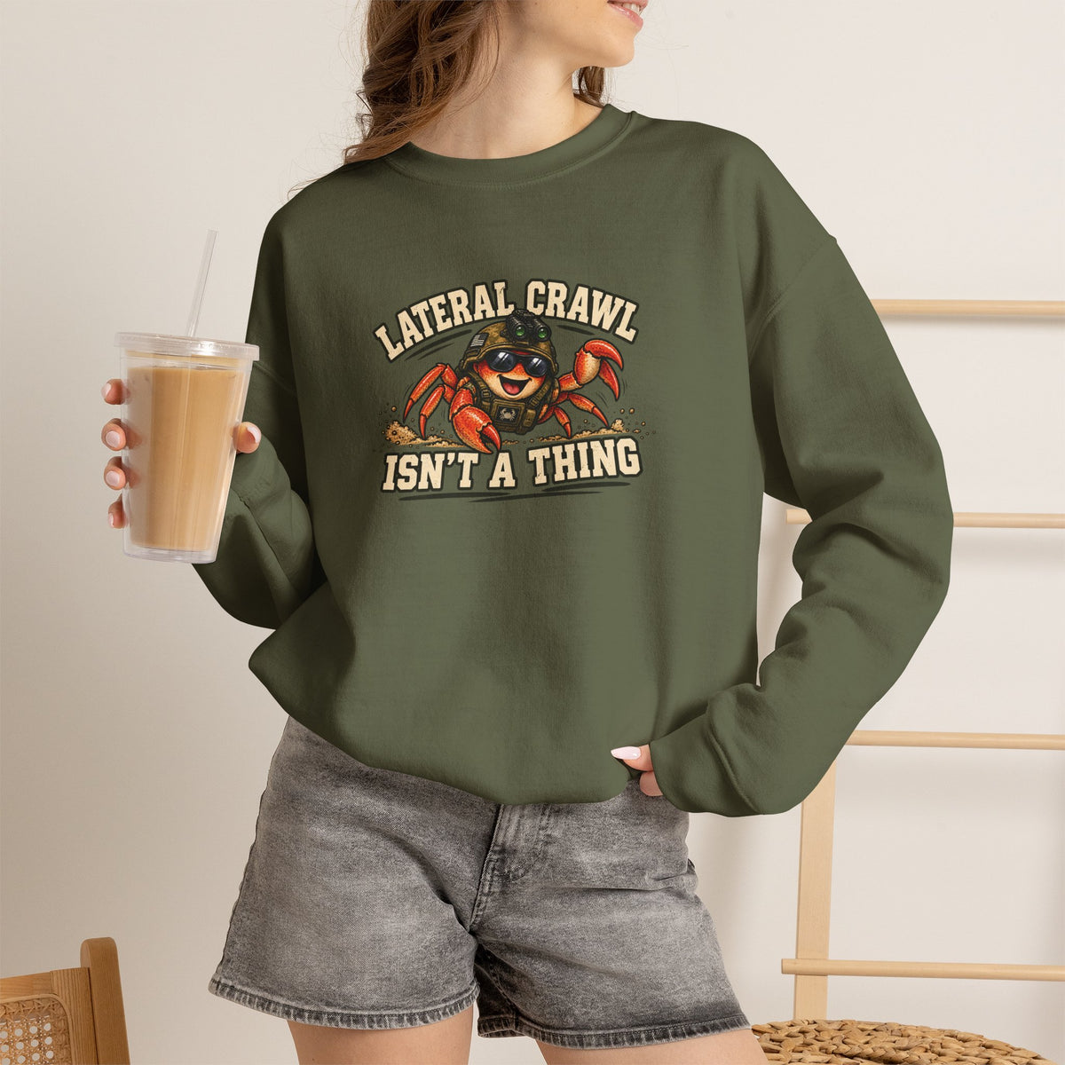 Lateral Crawl? - Crewneck Sweatshirt - Unisex