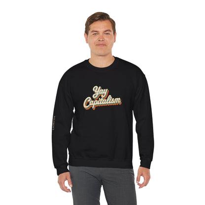 Yay Capitalism Retro - Crewneck Sweatshirt - Unisex