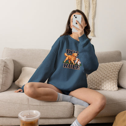 Dogs Rule - Crewneck Sweatshirt - Unisex