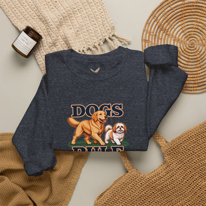 Dogs Rule - Crewneck Sweatshirt - Unisex