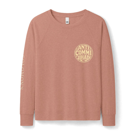 Anti Commijihadi Featherweight Women's Crewneck Sweatshirt