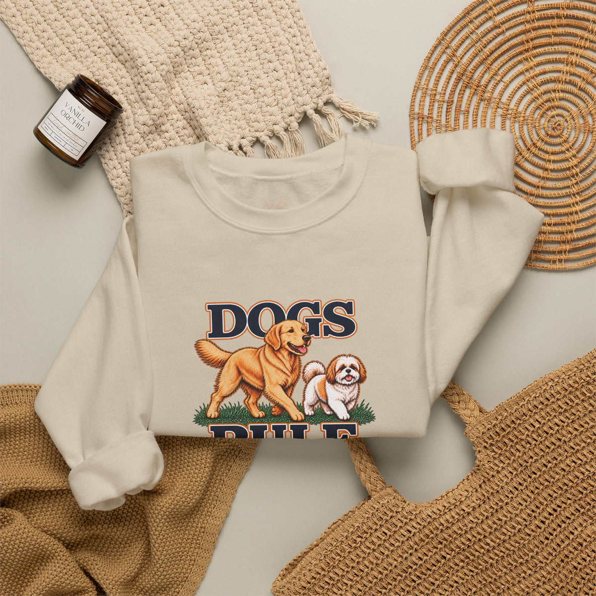 Dogs Rule - Crewneck Sweatshirt - Unisex