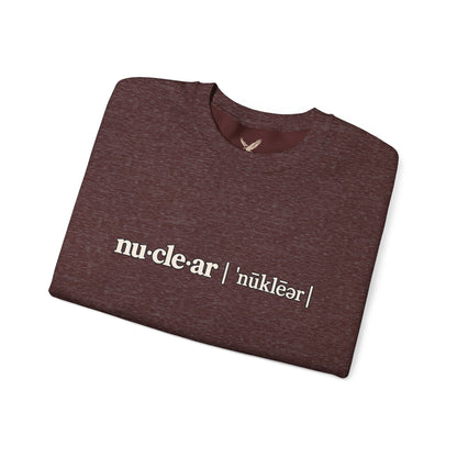 nu-cle-ar - Crewneck Sweatshirt - Unisex