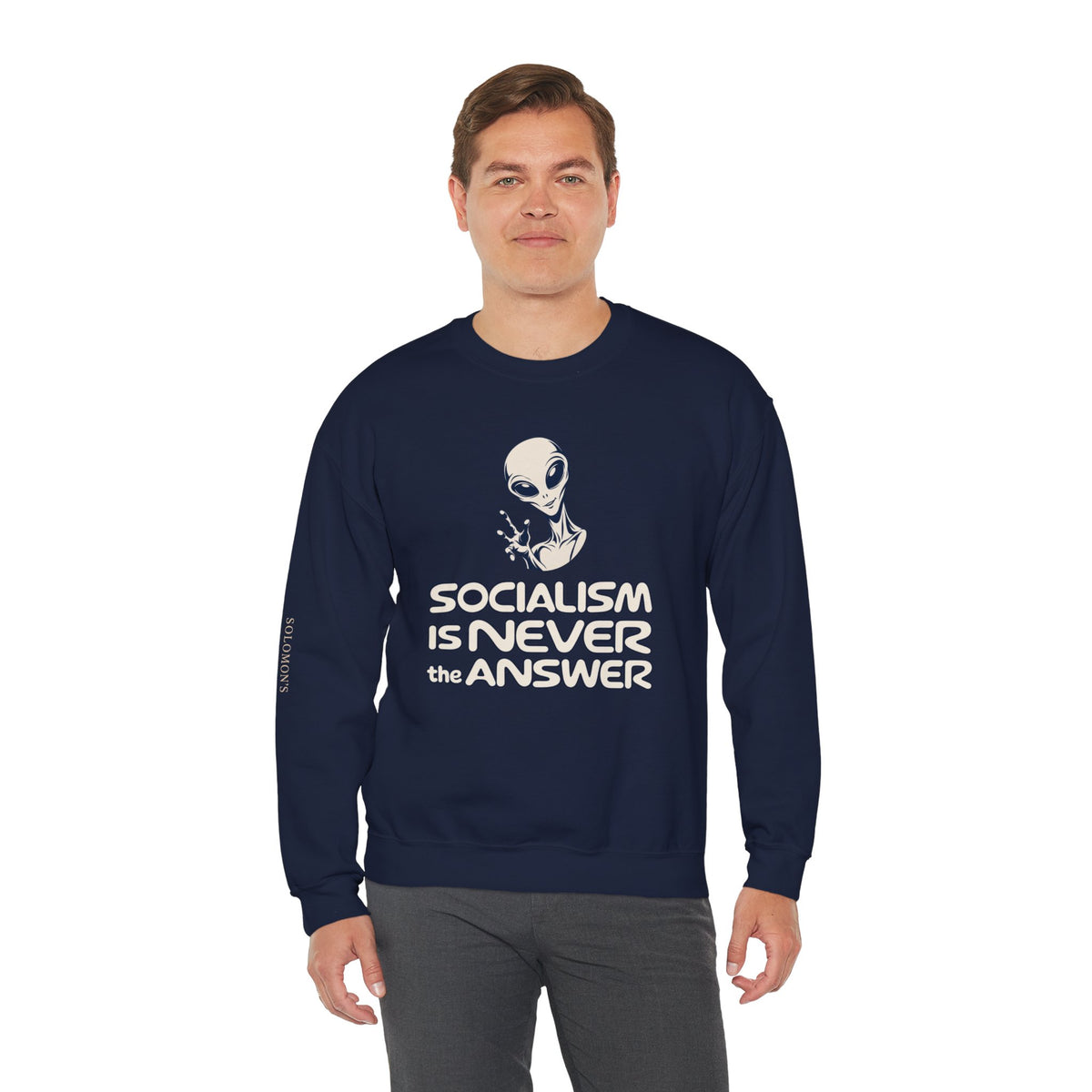 Friendly Alien - Crewneck Sweatshirt - Unisex