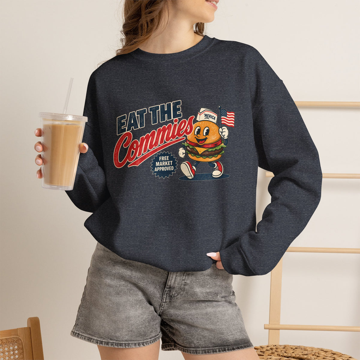 Eat the Commies - Crewneck Sweatshirt - Unisex
