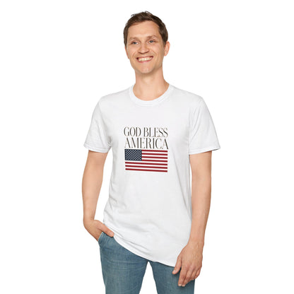 God Bless America (Lg) - Short Sleeve T-Shirt - Unisex