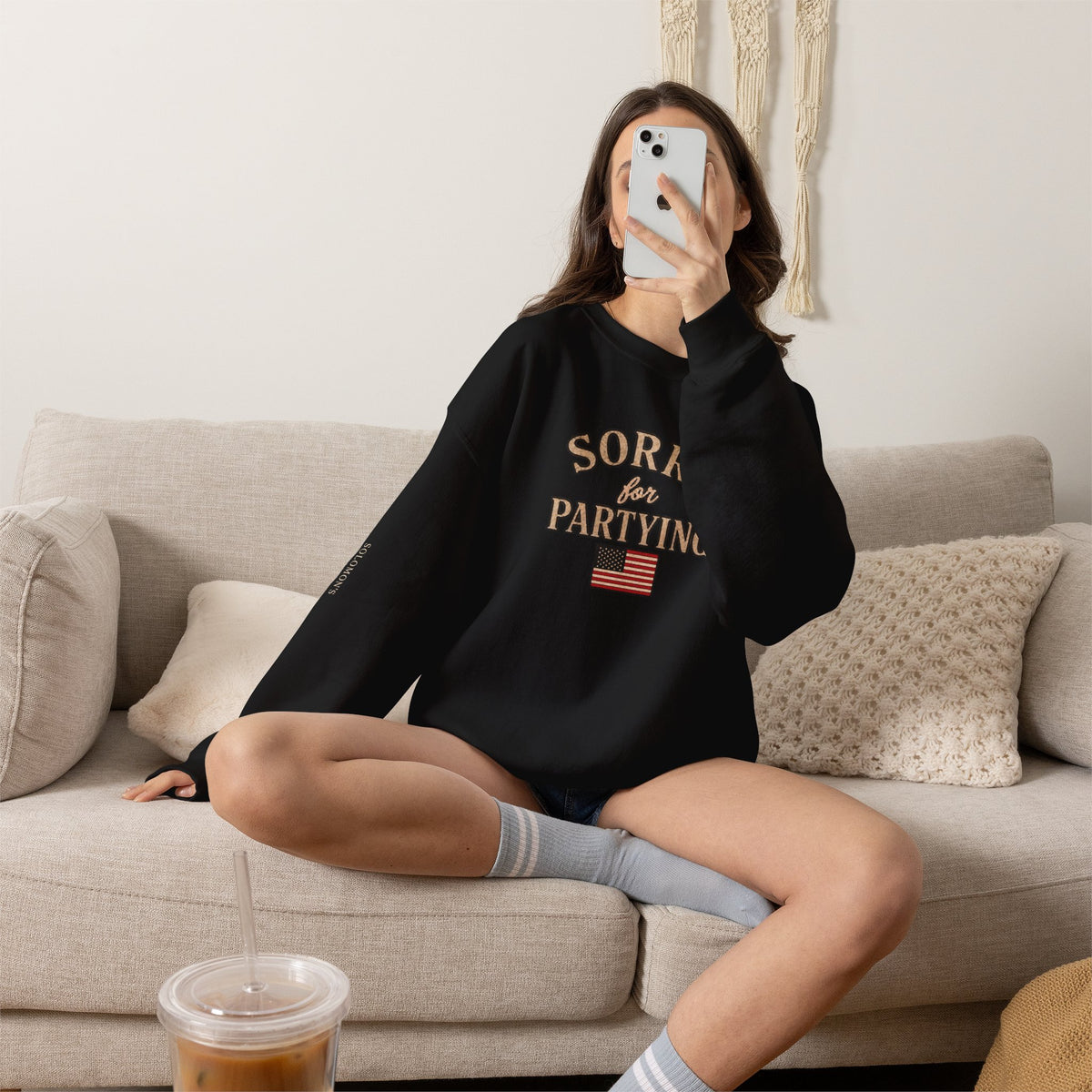 Sorry for Partying - Crewneck Sweatshirt - Unisex