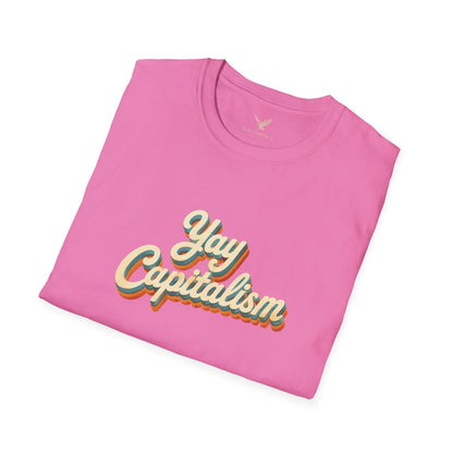 Yay Capitalism Retro - Short Sleeve T-Shirt - Unisex