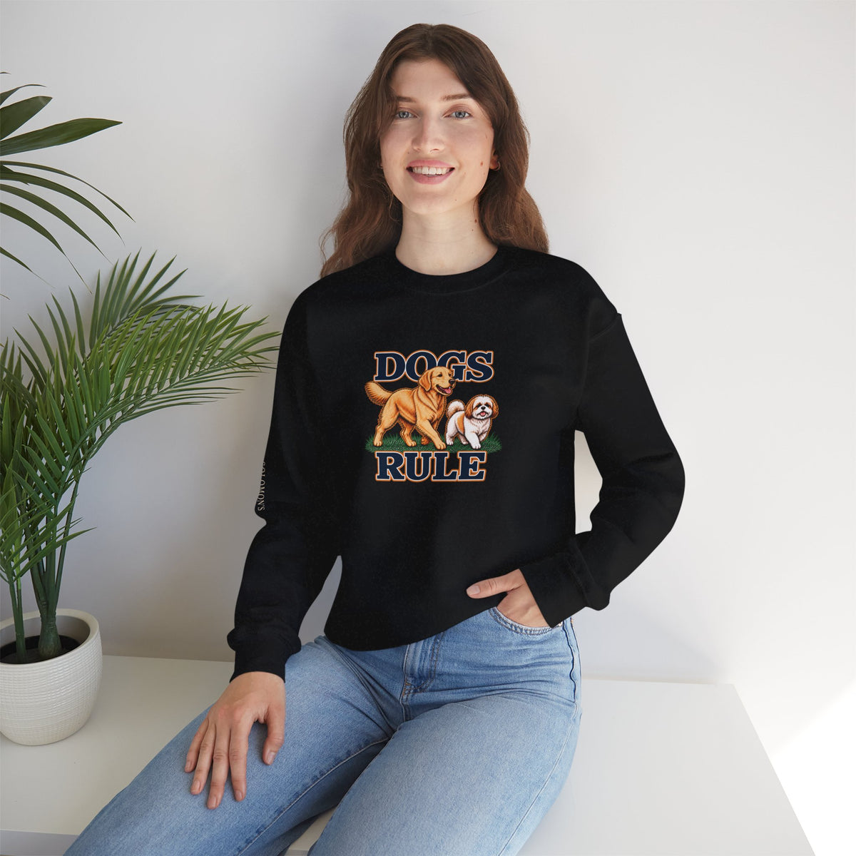 Dogs Rule - Crewneck Sweatshirt - Unisex