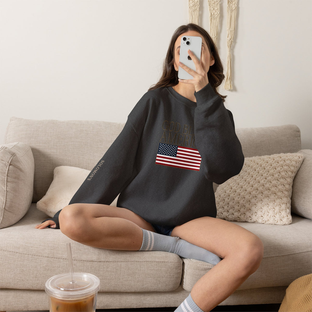 God Bless America Crewneck Sweatshirt - Unisex
