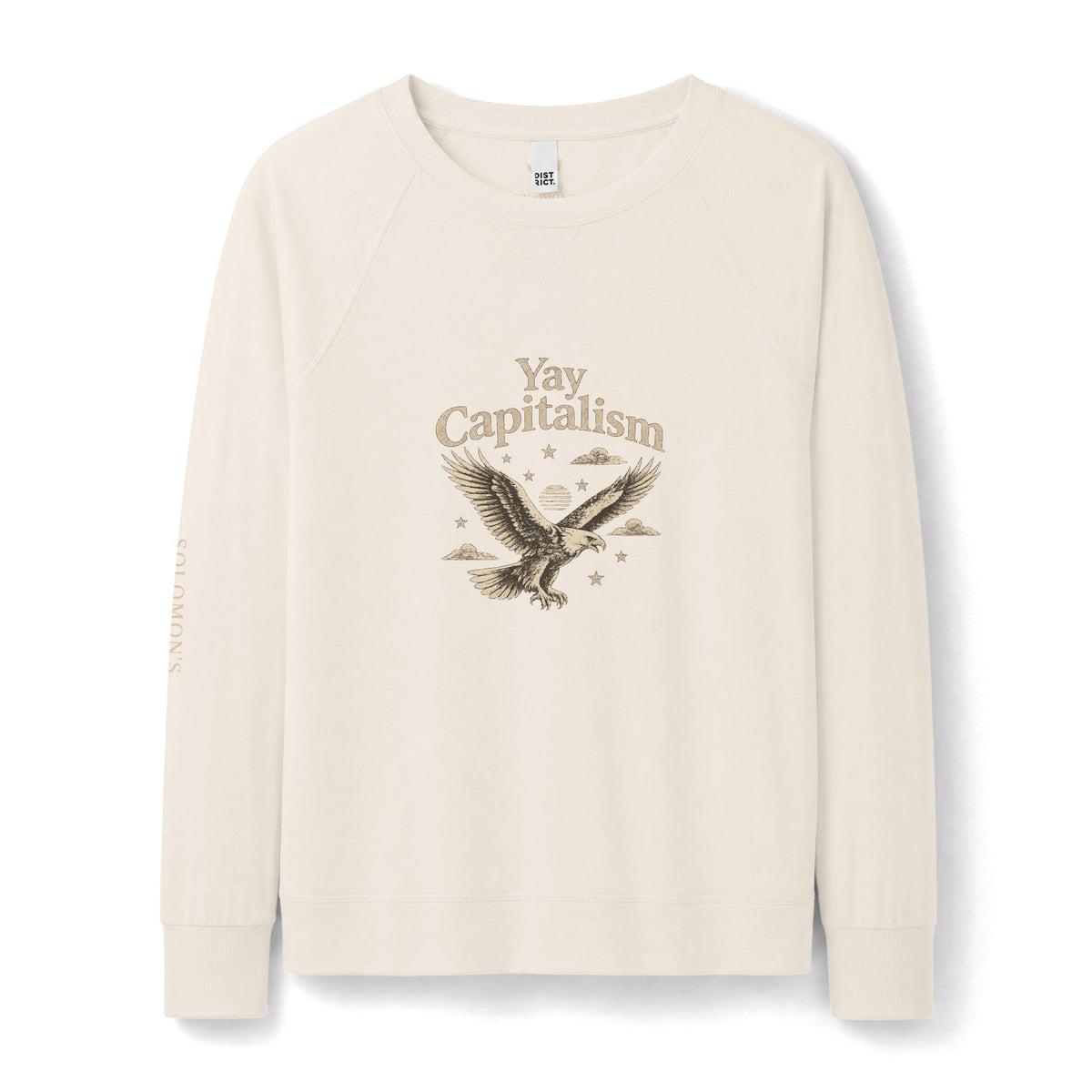 Yay Capitalism Eagle - French Terry Sweatshirt - Women's