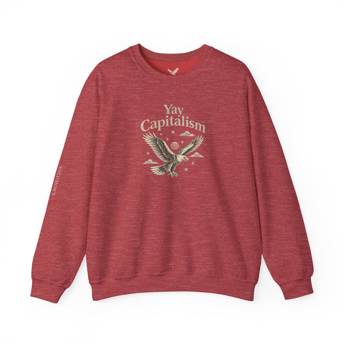 Yay Capitalism Eagle - Crewneck Sweatshirt - Unisex