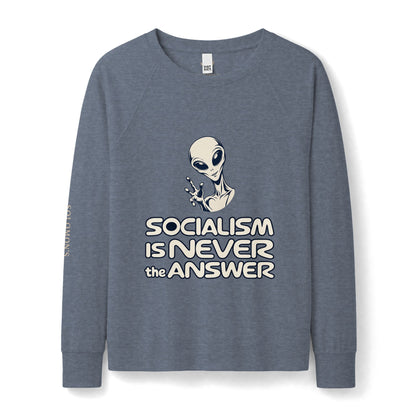 Friendly Alien - French Terry Sweatshirt - Women's