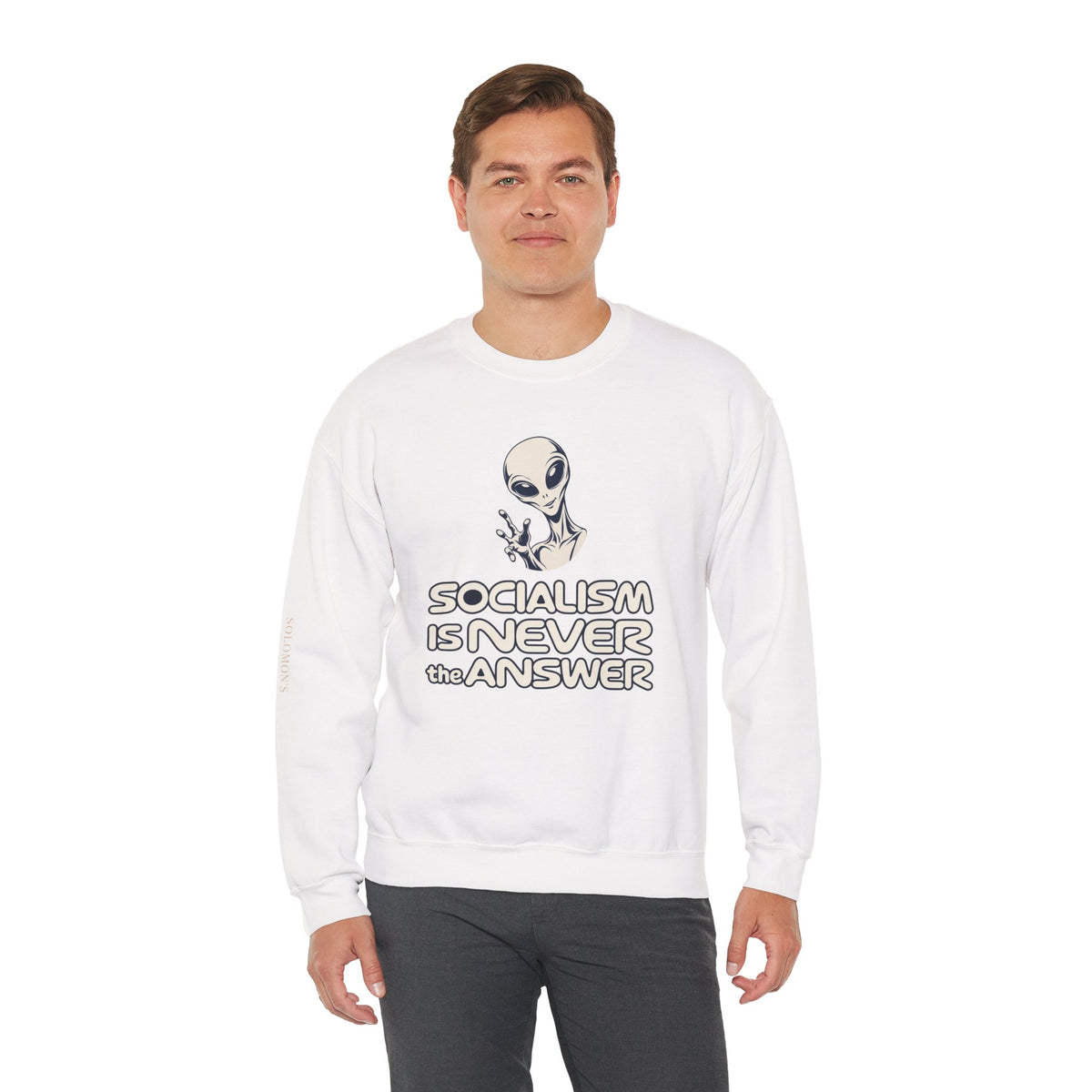 Friendly Alien - Crewneck Sweatshirt - Unisex