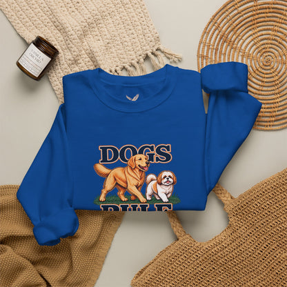 Dogs Rule - Crewneck Sweatshirt - Unisex