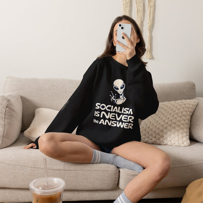 Friendly Alien - Crewneck Sweatshirt - Unisex