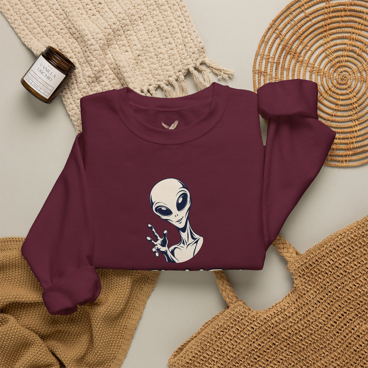 Friendly Alien - Crewneck Sweatshirt - Unisex