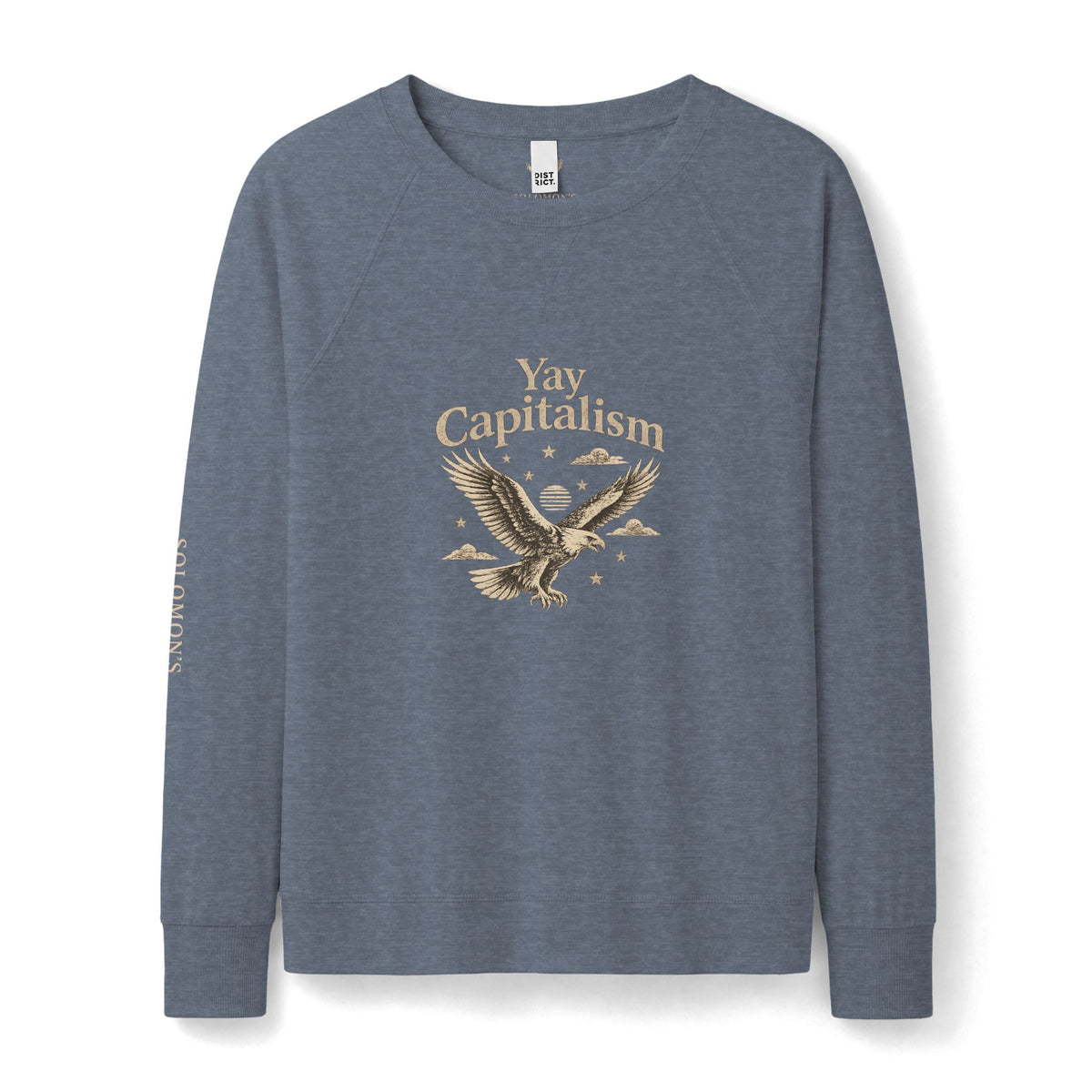 Yay Capitalism Eagle - French Terry Sweatshirt - Women's
