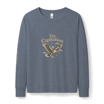 Yay Capitalism Eagle - French Terry Sweatshirt - Women's