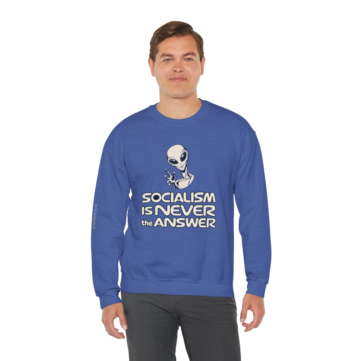 Friendly Alien - Crewneck Sweatshirt - Unisex