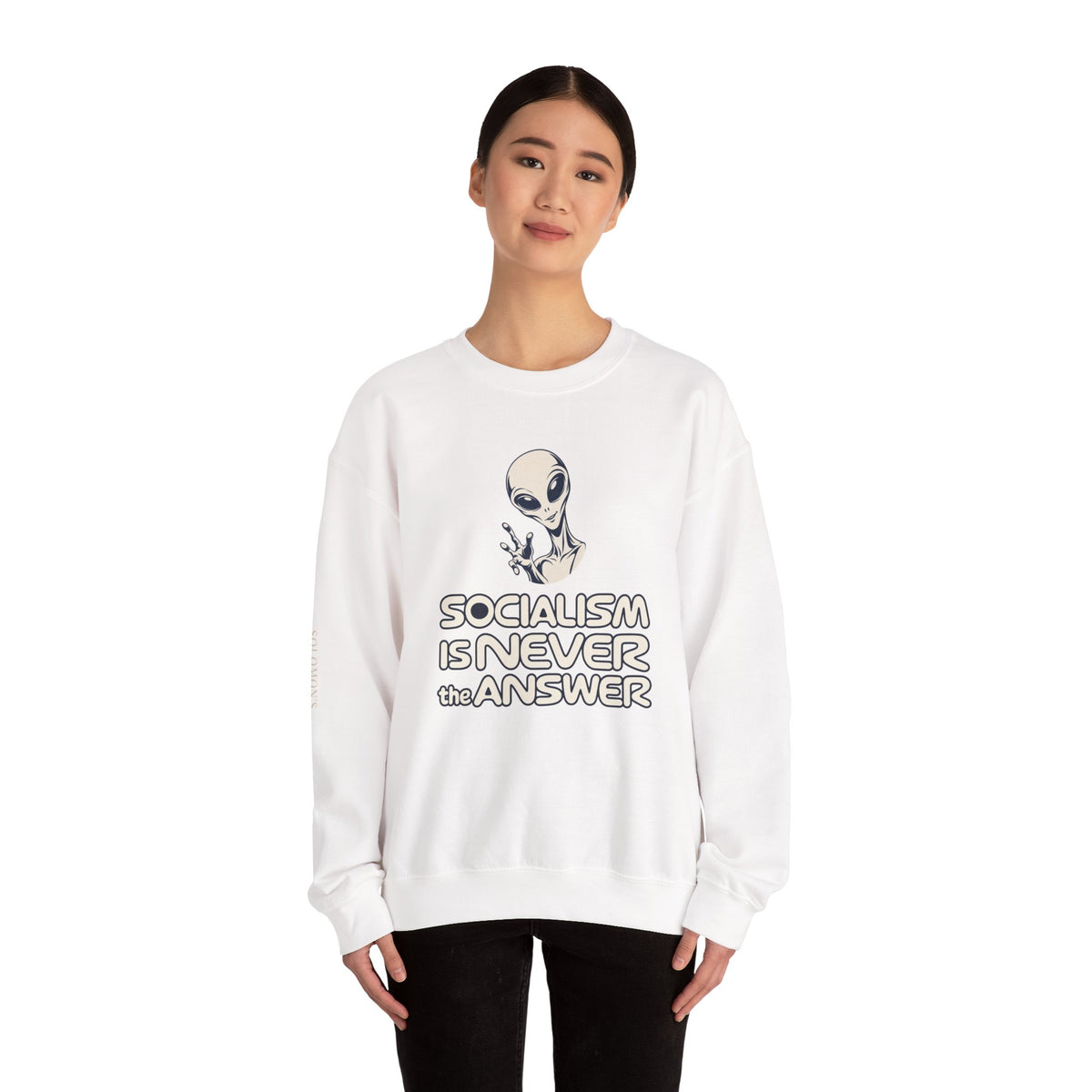 Friendly Alien - Crewneck Sweatshirt - Unisex