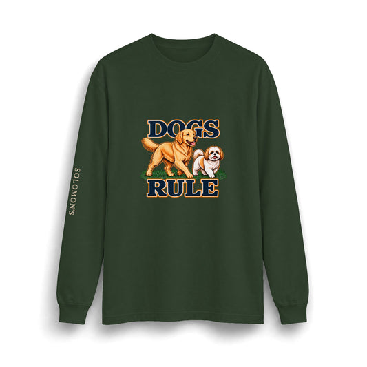 Dogs Rule - Long Sleeve T-Shirt - Unisex