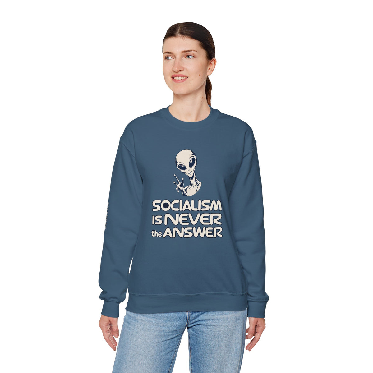 Friendly Alien - Crewneck Sweatshirt - Unisex