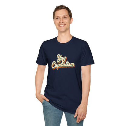 Yay Capitalism Retro - Short Sleeve T-Shirt - Unisex