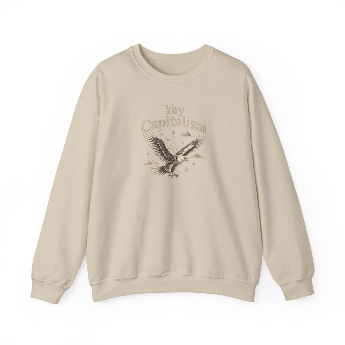 Yay Capitalism Eagle - Crewneck Sweatshirt - Unisex