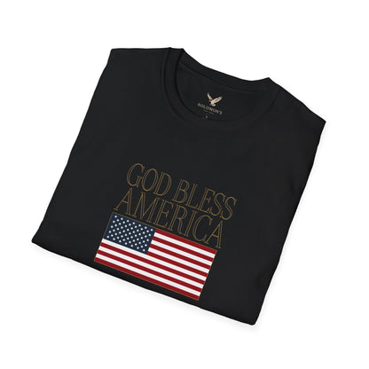God Bless America (Lg) - Short Sleeve T-Shirt - Unisex