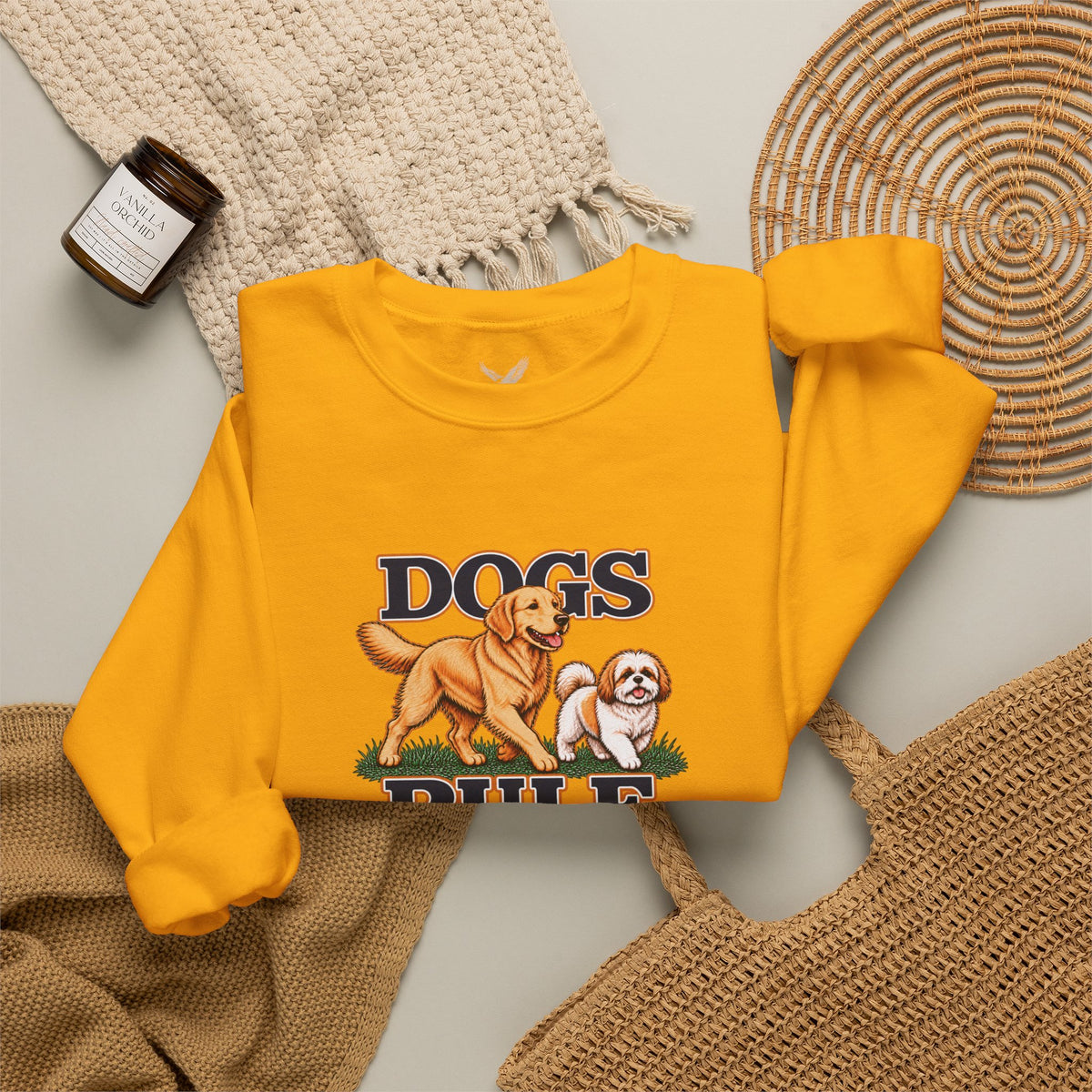 Dogs Rule - Crewneck Sweatshirt - Unisex
