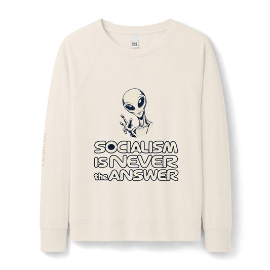 Friendly Alien - French Terry Sweatshirt - Women's