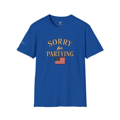 Sorry for Partying - Short Sleeve T-Shirt - Unisex