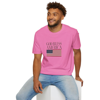 God Bless America (Lg) - Short Sleeve T-Shirt - Unisex