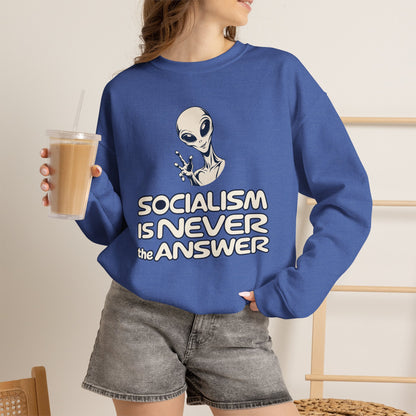 Friendly Alien - Crewneck Sweatshirt - Unisex
