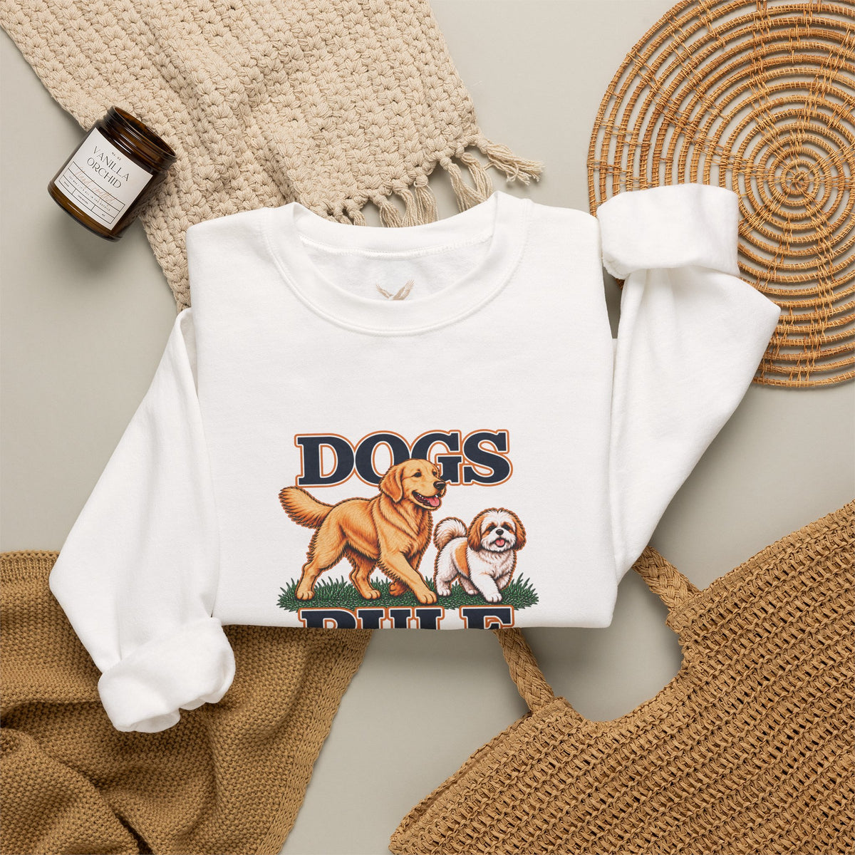 Dogs Rule - Crewneck Sweatshirt - Unisex