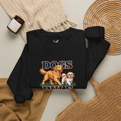 Dogs Rule - Crewneck Sweatshirt - Unisex