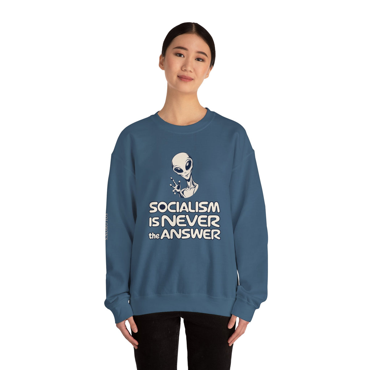 Friendly Alien - Crewneck Sweatshirt - Unisex