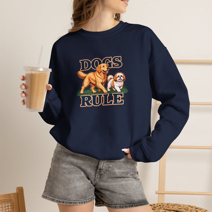 Dogs Rule - Crewneck Sweatshirt - Unisex