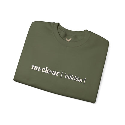 nu-cle-ar - Crewneck Sweatshirt - Unisex