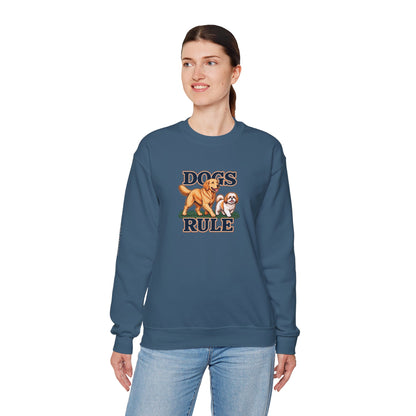 Dogs Rule - Crewneck Sweatshirt - Unisex