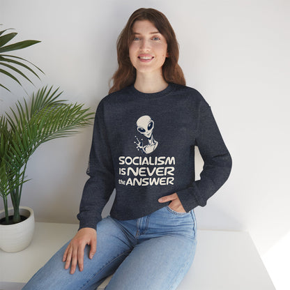 Friendly Alien - Crewneck Sweatshirt - Unisex