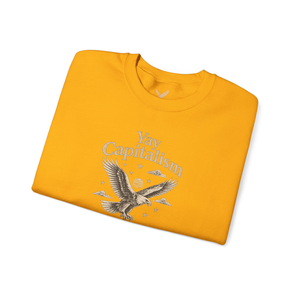 Yay Capitalism Eagle - Crewneck Sweatshirt - Unisex