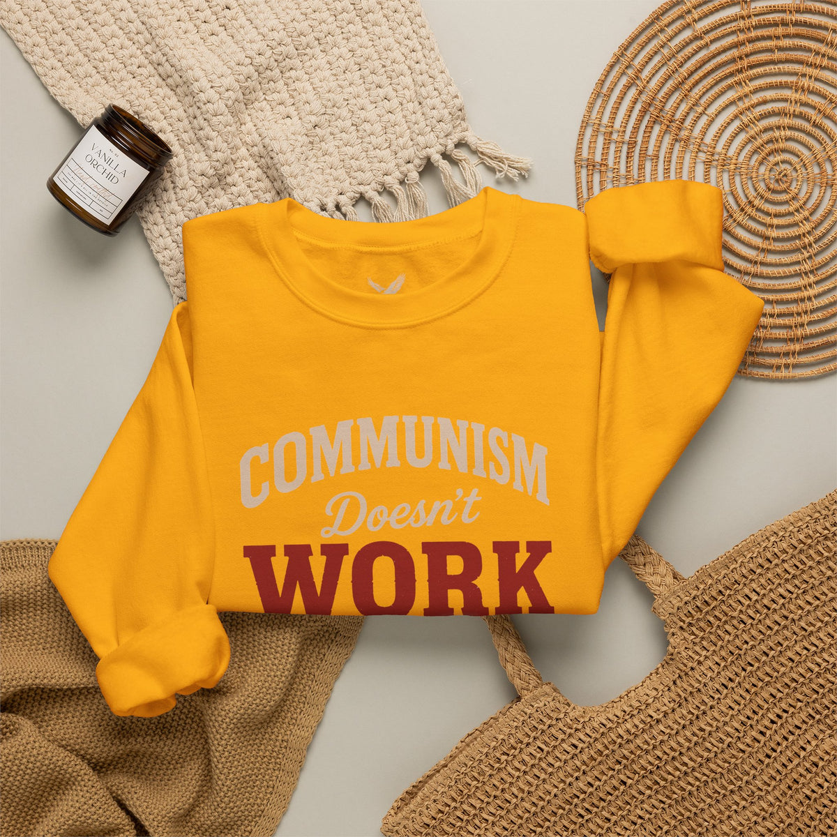 Communism Doesn't Work - Crewneck Sweatshirt - Unisex