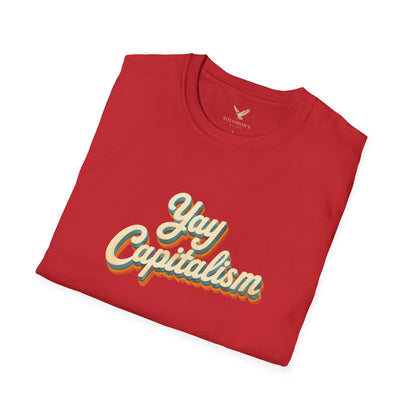 Yay Capitalism Retro - Short Sleeve T-Shirt - Unisex