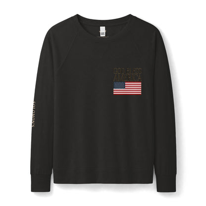 God Bless America (Sm) - French Terry Sweatshirt - Women's