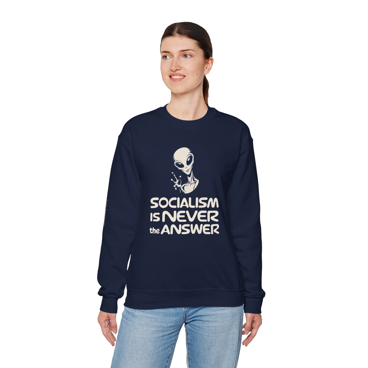 Friendly Alien - Crewneck Sweatshirt - Unisex