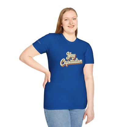 Yay Capitalism Retro - Short Sleeve T-Shirt - Unisex
