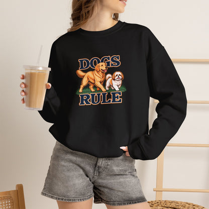 Dogs Rule - Crewneck Sweatshirt - Unisex