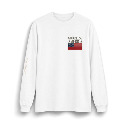God Bless America (Sm) - Long Sleeve T-Shirt - Unisex